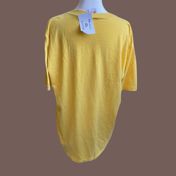 Jerzees Orange Bowl Tee | Buffalo Graphic Yellow | Size XL | Vintage - Picture 2 of 5